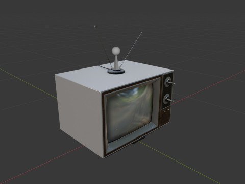 Classic Television 3D 模型