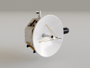 Deep Space Probe 3D Model