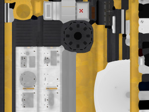 Deep Space Probe 3D Model