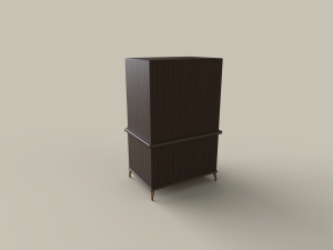 classic wooden 21-inch television Modelo 3D