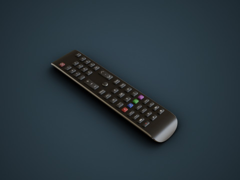 Smart TV Remote Modello 3D