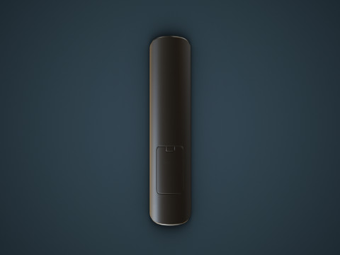 Smart TV Remote 3D Model