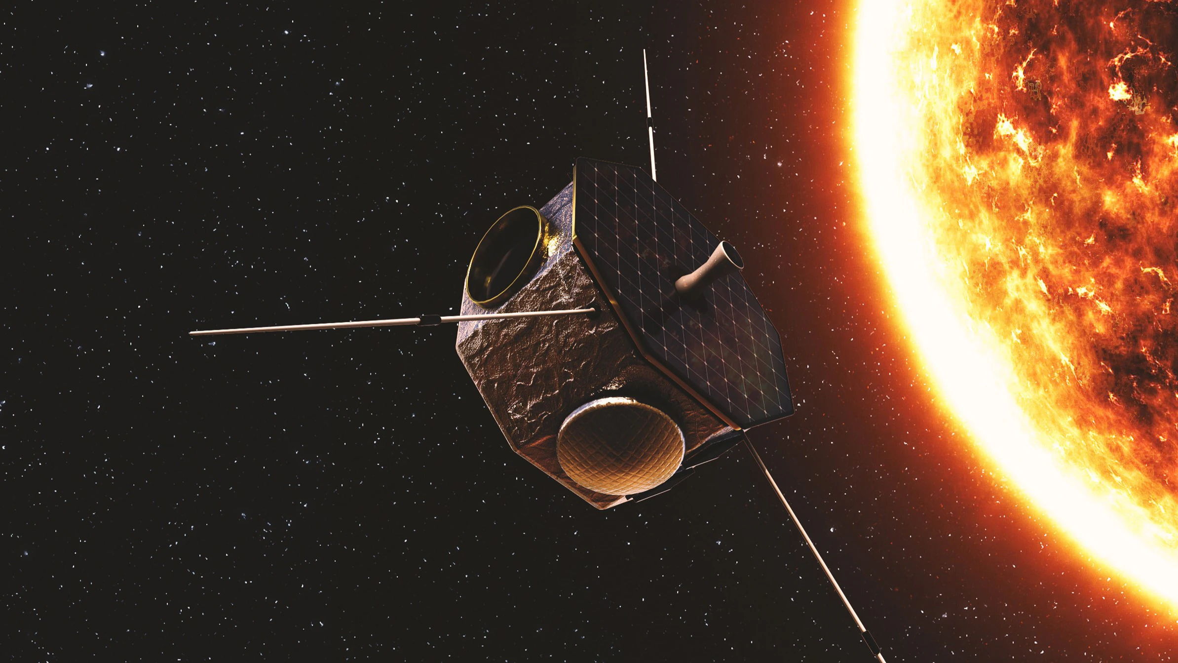 Star Satellite 3D Model .c4d .max .obj .3ds .fbx .stl .blend