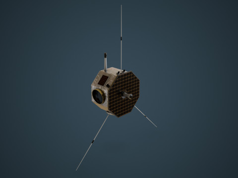 Star Satellite 3D 模型