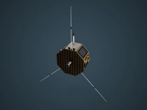 Star Satellite 3D Model