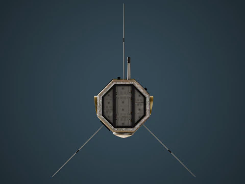 Star Satellite 3D Model
