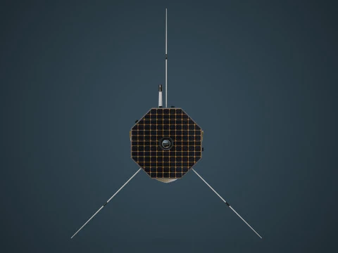 Star Satellite 3D Model