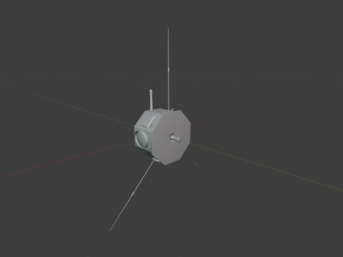 Star Satellite 3D 模型