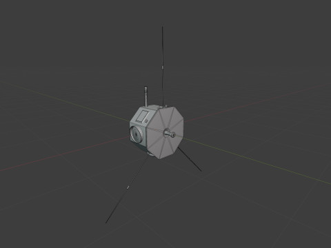 Star Satellite 3D 模型