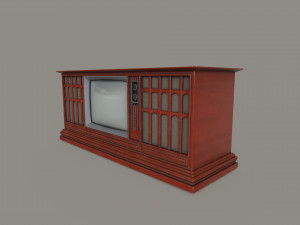 Antique Television Modèle 3D