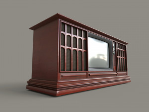 Antique Television Modèle 3D