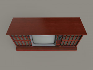Antique Television Modèle 3D