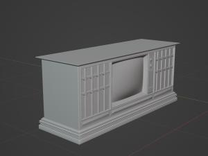 Antique Television Modèle 3D
