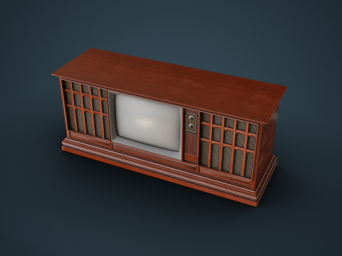 Antique Television 3D 模型