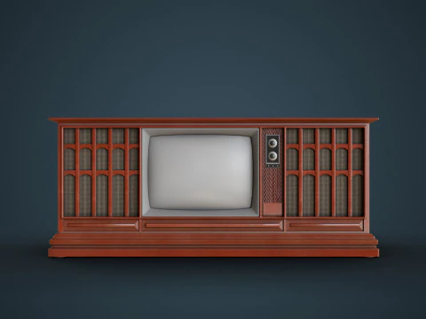 Televis&atilde;o Antiga Modelo 3D
