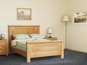 Lekki zestaw do sypialni Model 3D