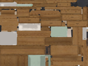 Light Bedroom Set 3D Model