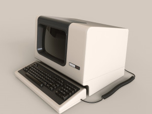 DEC VT-100 Video Terminal 3D Model