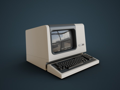 DEC VT100 Video Terminal 3D 모델