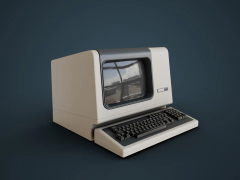 Terminal de v&iacute;deo DEC VT100 Modelo 3D