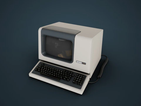 DEC VT100 Video Terminal 3D Model