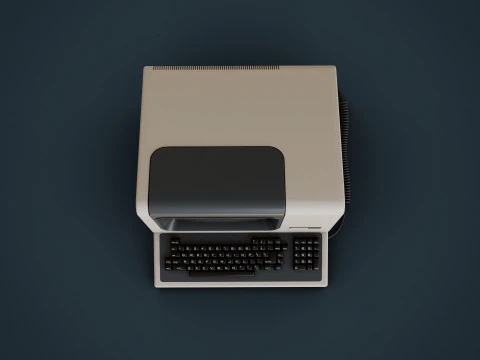 DEC VT100 Video Terminal 3D Model