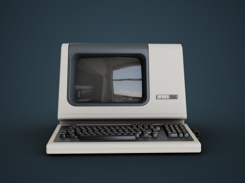 DEC VT100 Video Terminal 3D Model