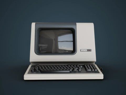 DEC VT100 Video Terminal 3D Model