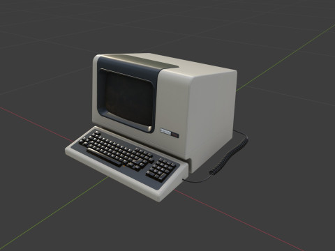 DEC VT100 Video Terminal 3D Model