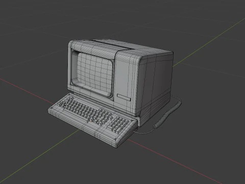 DEC VT100 Video Terminal 3D Model
