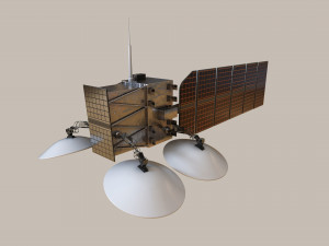 Weather Satellite 3Dモデル