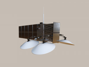 Weather Satellite 3Dモデル