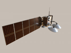 Weather Satellite 3Dモデル