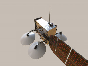 Weather Satellite 3Dモデル