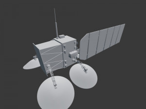 Weather Satellite 3Dモデル