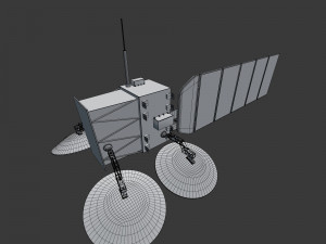 Weather Satellite 3Dモデル