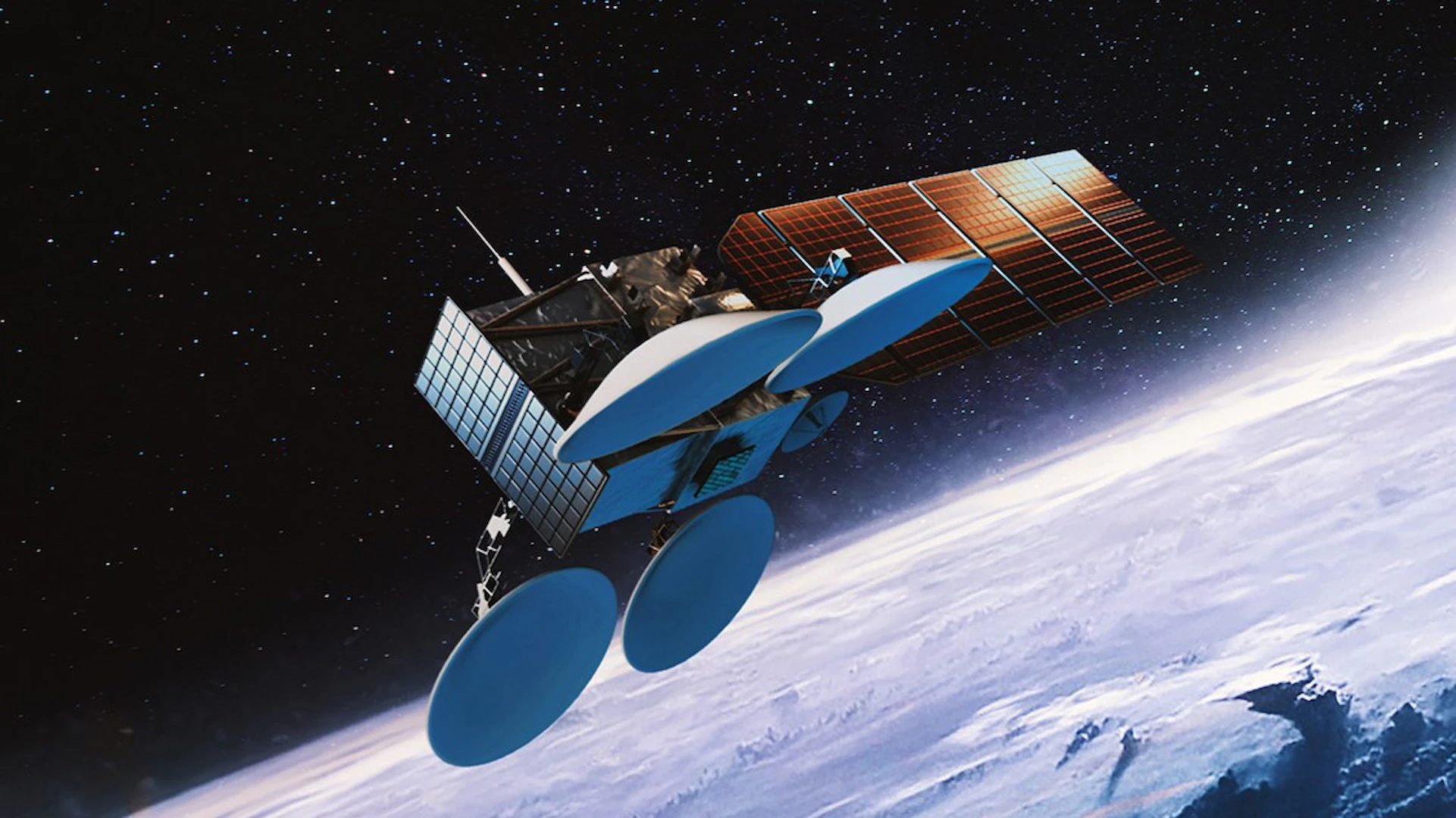 Weather Satellite 3D Model .c4d .max .obj .3ds .fbx .stl .blend