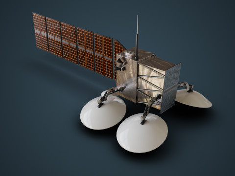 Weather Satellite Modello 3D