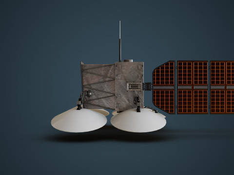 Weather Satellite Modello 3D