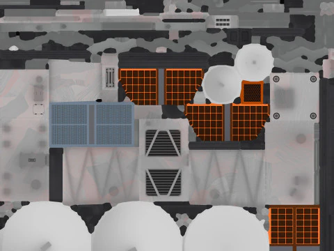 Weather Satellite 3D Model