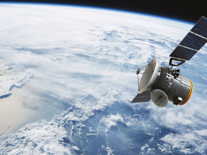 Communications Satellite 3D Model