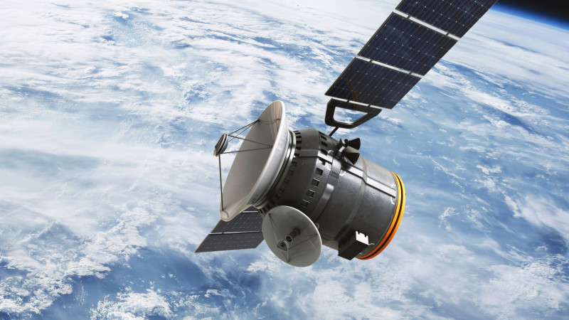 Communications Satellite Modèle 3D .c4d .max .obj .3ds .fbx .stl .blend 