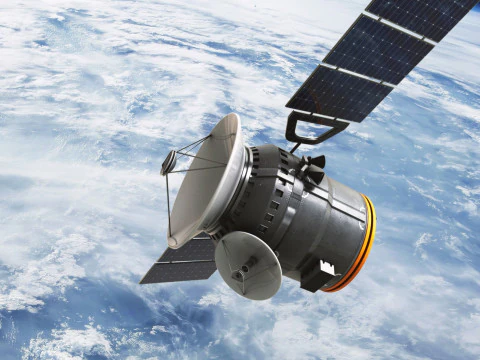 通信衛星 3Dモデル