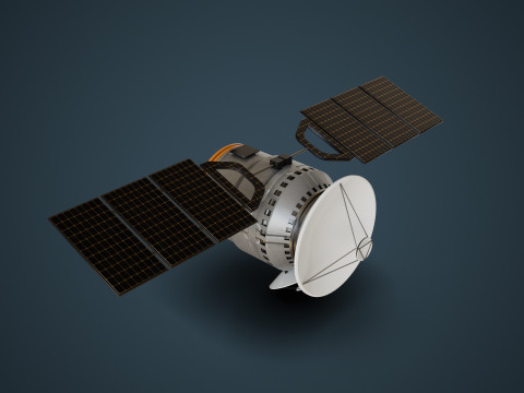 Communications Satellite Modèle 3D