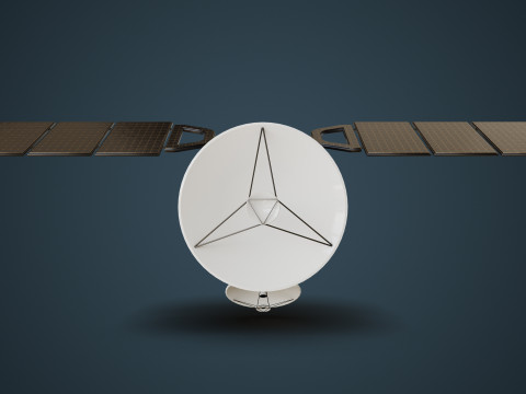 Communications Satellite Modèle 3D
