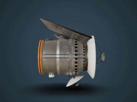 通信衛星 3Dモデル