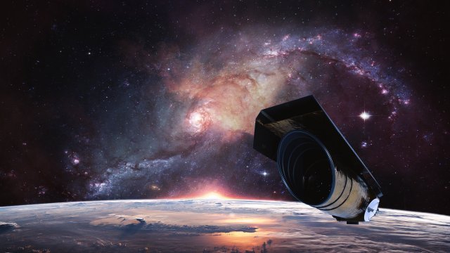 Space Telescope 3D 模型 .c4d .max .obj .3ds .fbx .stl .blend 