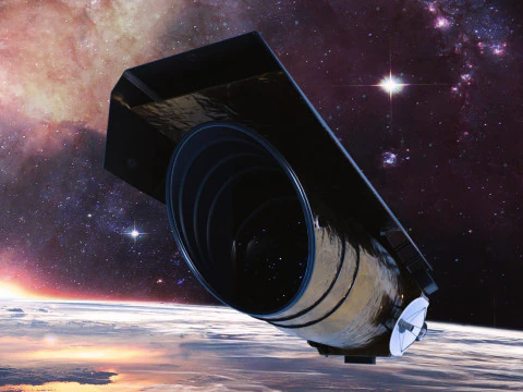 太空望远镜 3D 模型