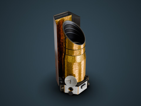 Space Telescope 3D Model