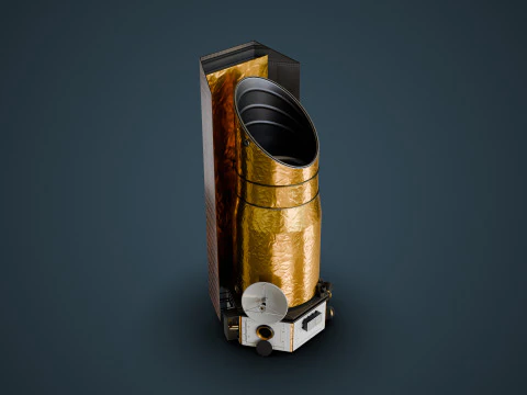 Space Telescope 3D Model